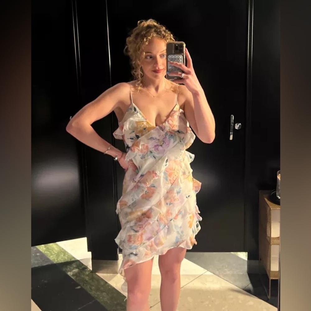 Abercrombie And Fitch Floral Ruffle Dress - Picture 3 of 11